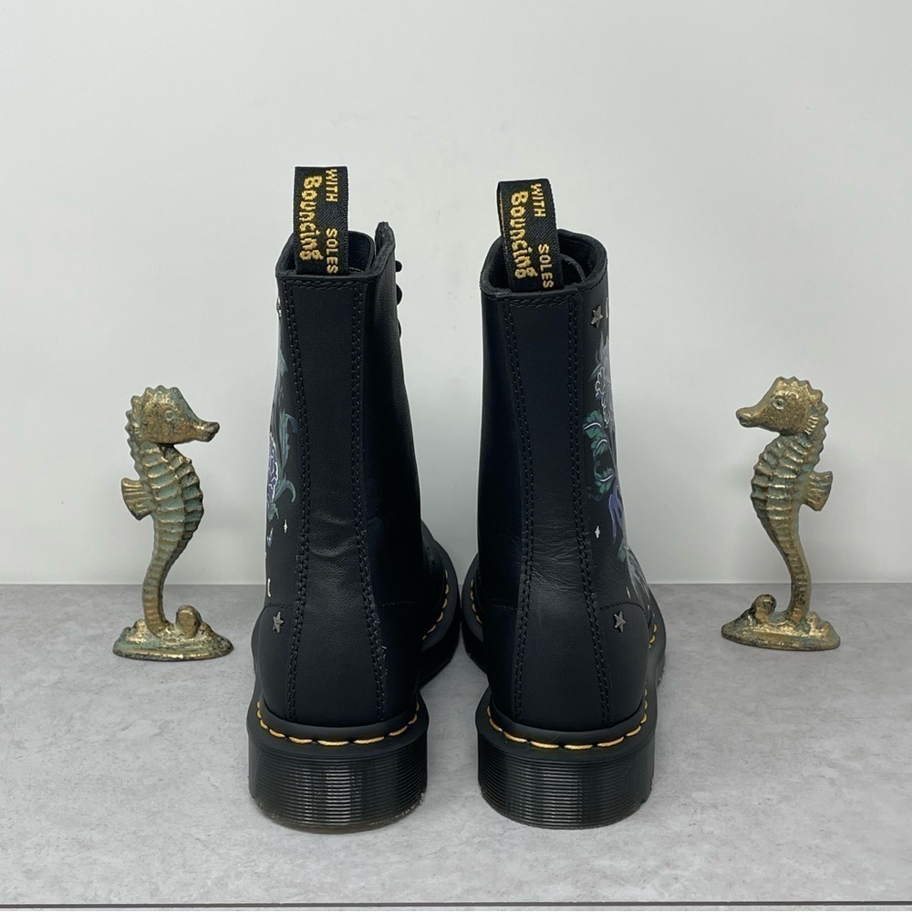 Dr martens 1490 Mystic Garden RARE Blue Floral Doc Martens - Picture 7 of 13